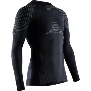 X-Bionic Funktionsunterwäsche &ndash; Herren &ndash; Invent 4.0 Round Neck LS Invent 4.0 Round Neck LS M Black/Charcoal für Herren Größe S -