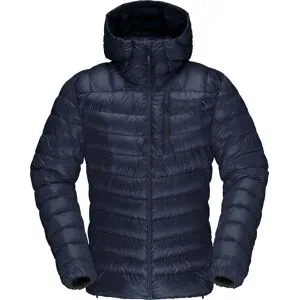 Norrona Daunenjacke mit Naturdaunen Lyngen Down850 Hood M Indigo Night für Herren Größe XL Navy blau