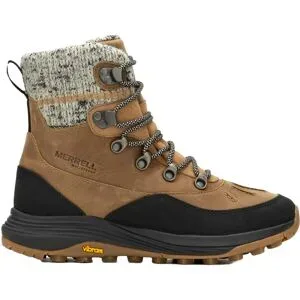Merrell Warme Wanderschuhe Siren 4 Thermo Mid Zip Wp Tobacco für Damen aus Wolle Größe 38 Braun