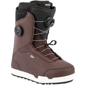 Nitro Snowboard Boots Scala Boa Port für Damen aus Wolle Größe 41 1/3 Bordeaux