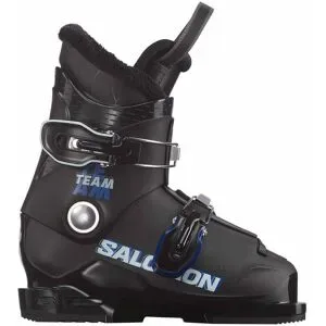 Salomon Skischuhe Team T2  aus Wolle Kindergröße 20 schwarz