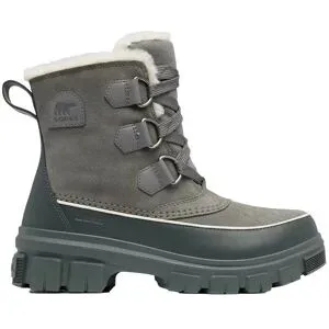 Sorel Wasserdichte und isolierende Winterstiefel Torino? V Wp W Quarry Grill für Damen aus Leder Größe 37 Grau