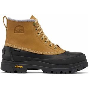 Sorel Warme, wasserfeste Stiefel Daystorm Horizon GTX M Caribou Buff Black für Herren aus Leder Größe 42,5 Braun