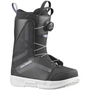 Salomon Snowboardboots Scarlet Boa Black/Persian Violet für Damen aus Wolle Größe 41,5 schwarz