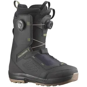 Salomon Snowboard Boots Echo Dual Boa Wide Black/Deep Lichen Green für Herren aus Wolle Größe 40,5 schwarz