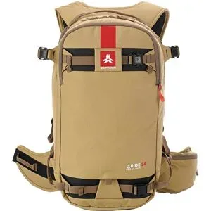 Arva Rucksack für Freeride Skifahren Ride 24 Brown  Braun