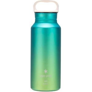 Snow Peak Feldflasche / Trinkflasche aus Titan Titanium Aurora Bottle 800 Ml In Ocean  Grün