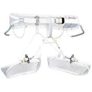 ICE Technischer und minimalistischer Klettergurt für Bergsteigen und Eisklettern Choucas Pro Folkstone  Größe XL Weiß