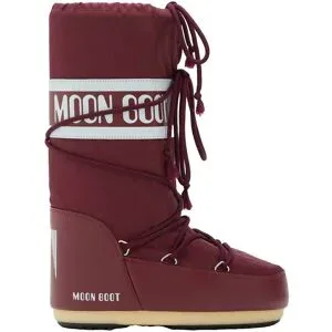 Moonboot Schneestiefel &ndash; Unisex &ndash; Icon Nylon Moon Boot Icon Nylon Burgundy  Größe 42-44 Bordeaux