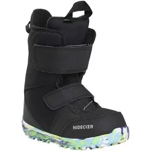 Nidecker Snowboardboots Micron Mini Black  aus Wolle Kindergröße 18/19 schwarz
