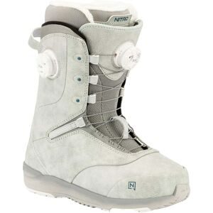 Nitro All-Mountain Snowboard Boots Crown Boa Light Grey für Damen aus Wolle Größe 41 1/3 Grau