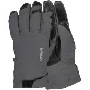 Norrona Skihandschuhe aus PrimaLoft® Lofoten Dri1 Primaloft170 Short Gloves Phantom für Herren aus Leder Größe M Grau
