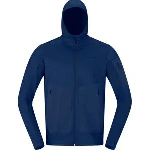 Norrona Isolierender und atmungsaktiver Fleece Falketind Warm2 Stretch Hood M'S Indigo Night für Herren Größe S Navy blau