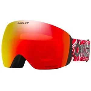 Oakley Skibrille Flight Deck L Red Eddie Prizm Torch  Rot