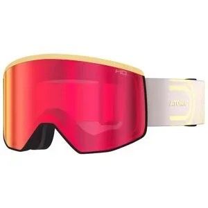 Atomic Photochromatische / Selbsttönende Skibrille Four Pro L HD Concrete/Butter  Beige