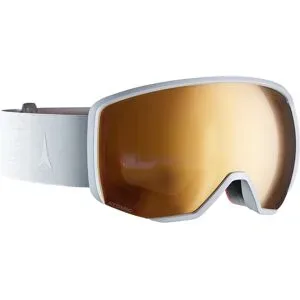 Atomic Masque de ski Revent L HD Photo Off White  aus Silikon Weiß