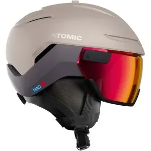Atomic Casque de ski Savor GT Amid Visor Photo Sand für Herren aus Wolle Größe 55-59 cm Grau