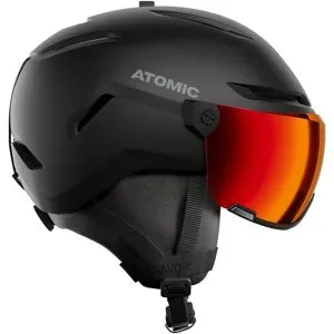Atomic Casque de ski Savor Visor Stereo Black für Herren Größe 51-55 cm schwarz