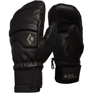 Black Diamond Freeride Fäustlinge aus PrimaLoft® Spark Mitts Black Black für Herren aus Leder Größe L schwarz
