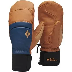 Black Diamond Freeride Fäustlinge aus PrimaLoft® Spark Mitts Henna Ink Blue für Herren aus Leder Größe XL Braun