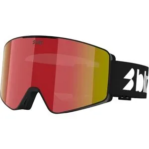 Bliz Skibrille G001 Matte Black Brown w/ Red Multi  aus Wolle schwarz