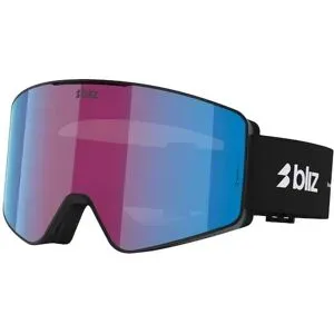 Bliz Skibrille G001 Matte Black Violet Blue  aus Wolle schwarz