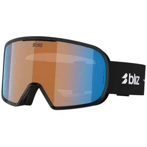 Bliz Skibrille G002S Matte Black Orange Blue  aus Wolle schwarz
