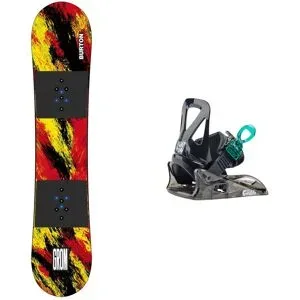 Burton Snowboard Snowboard Set Kid Grom Ketchup/Mustard 2024  aus Wolle Rot