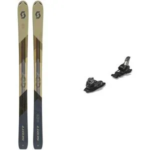 Scott Ski Set inkl. Bdg. Freeride-Ski Alpinski-Set Pure Mission 98Ti 2024  Beige