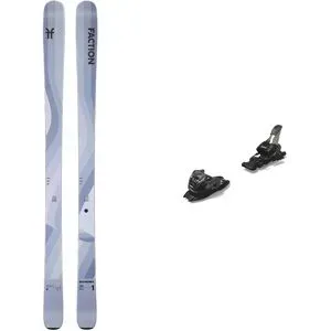 Faction Ski Set inkl. Bdg. All-Mountain-Ski Pack Dancer 1 Grey 2025  aus Holz Grau