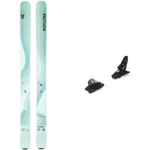 Faction Ski Set inkl. Bdg. All-Mountain-Ski Pack Dancer 3 Turquoise 2025  aus Holz Blau