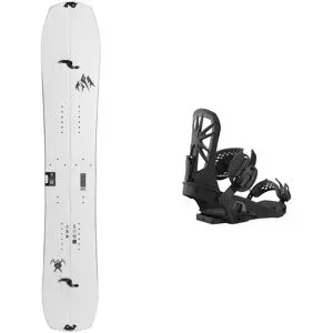 Jones Splitboard Snowboard Set Ultralight Solution Splitboard 2024 für Herren Grau