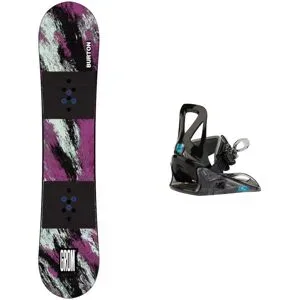 Burton Snowboard Snowboard Set Grom  aus Wolle Violett