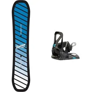 Burton Snowboard Snowboard Set Smalls Blue 2024  aus Wolle Blau