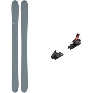 Candide Ski Set inkl. Bdg. Freeride Skifahren Pack AK 121 2026  aus Holz Grau