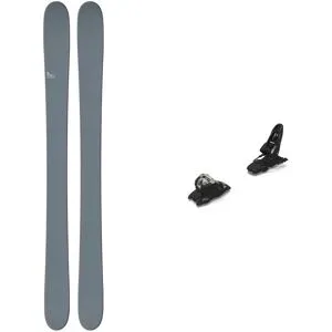 CANDIDE Skis Ski Set inkl. Bdg. Freeride Skifahren Pack AK 106 2027  aus Wolle Grau