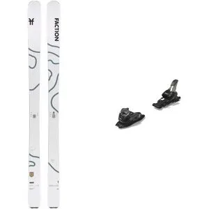 Faction Ski Set inkl. Bdg. Tourenski Pack Alpin Agent 1 White 2026  aus Holz Weiß