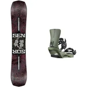 Nidecker Snowboard All-Mountain Freestyle Pack Sensor Women 2026 für Damen Rot