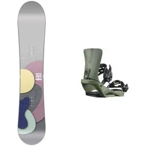 Nitro All-Mountain-Snowboard &ndash; Damen / Frau &ndash; Phase Pack Nova 2026 für Damen aus Holz Grau
