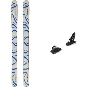 Salomon Ski Set inkl. Bdg. Freeride-Ski Pack Qst 106 Almond Milk 2027  aus Holz Violett