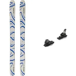Salomon Ski Set inkl. Bdg. Freeride-Ski Pack Qst 106 Almond Milk 2026  aus Holz Violett