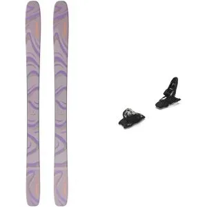 Salomon Ski Set inkl. Bdg. Freeride Skifahren Pack Qst 106 Nirvana 2026  aus Holz Grau