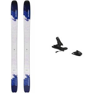 Salomon Ski Set inkl. Bdg. Freeride Skifahren Pack S/Lab Qst Echo 2026  aus Holz Blau