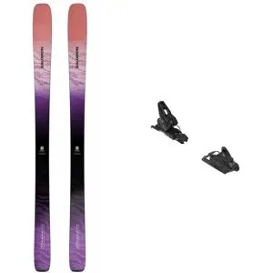 Salomon Ski Set inkl. Bdg. All-Mountain-Ski Pack Stance Pro W 88 2027 für Damen aus Holz Rosa