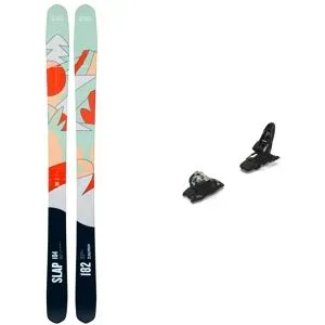 Zag Ski Set inkl. Bdg. Freeride Skifahren Pack Slap 104 2026  aus Wolle Blau