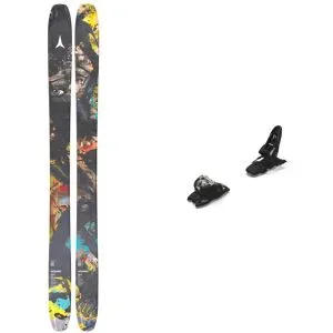 Atomic Ski Set inkl. Bdg. Freeride-Ski &ndash; Unisex &ndash; Bent 110 2027 Pack Bent 110 2027  aus Holz Grau