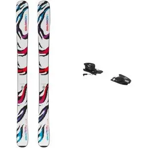 Salomon Ski Set inkl. Bdg. Skis all-mountain Pack Qst Blank Team 2027  aus Holz Weiß