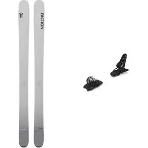 Faction Ski Set inkl. Bdg. Freeride-Ski &ndash; Unisex &ndash; Dancer 106 Ti 2027 Pack Dancer 106 Ti 2027  aus Wolle Grau