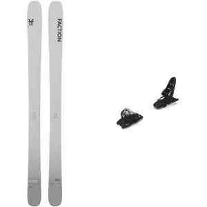 Faction Ski Set inkl. Bdg. All-Mountain-Skier &ndash; Unisex &ndash; Dancer 99 Ti 2027 Pack Dancer 99 Ti 2027  aus Holz Grau