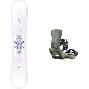 Salomon All-Mountain Snowboard Pack Lotus 2026 für Damen aus Wolle Weiß